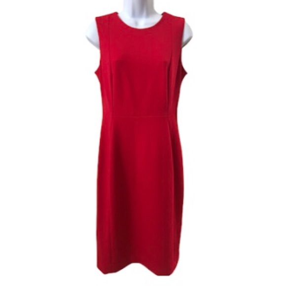 ❤️🆕 New Calvin Klein Red Dress (Women’s Size 6) - Picture 2 of 9